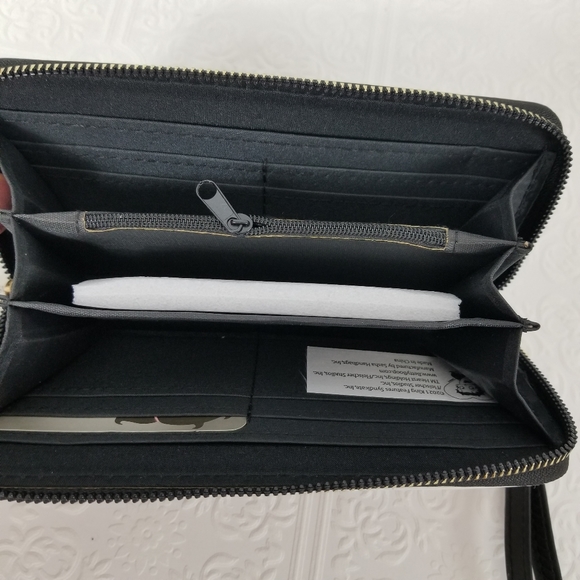 Betty Boop stripped wallet wristlet - Picture 4 of 7